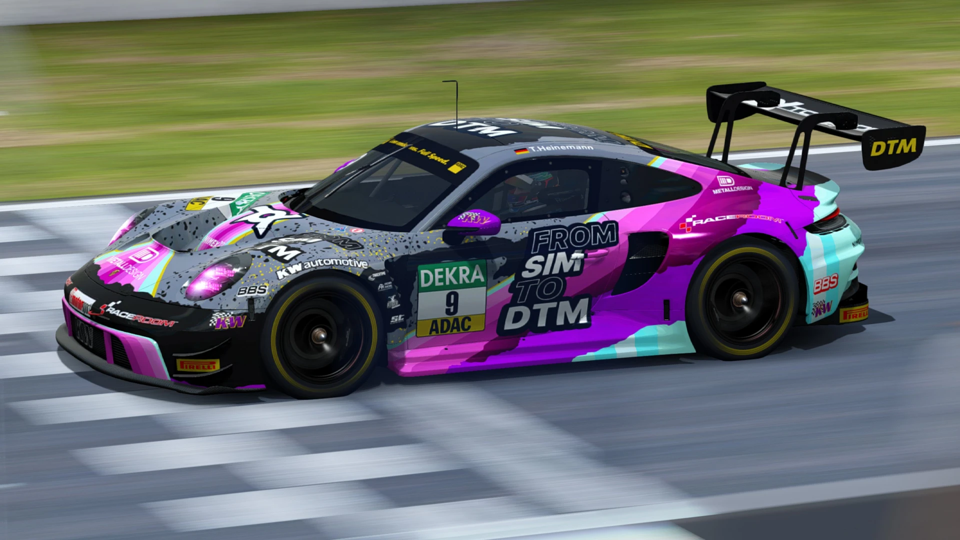 Tim Heinemann From Sim To DTM Porsche 911 GT3