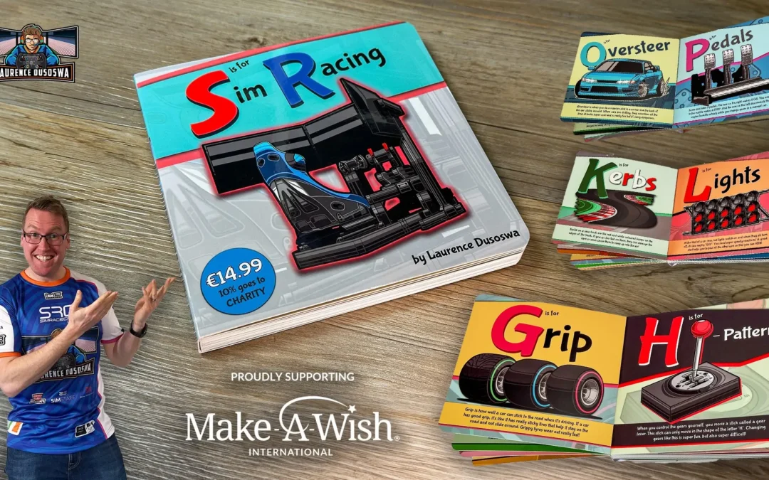 S is for Sim Racing – Laurence Dusoswa’s Kinderbuch für die nächste Generation!