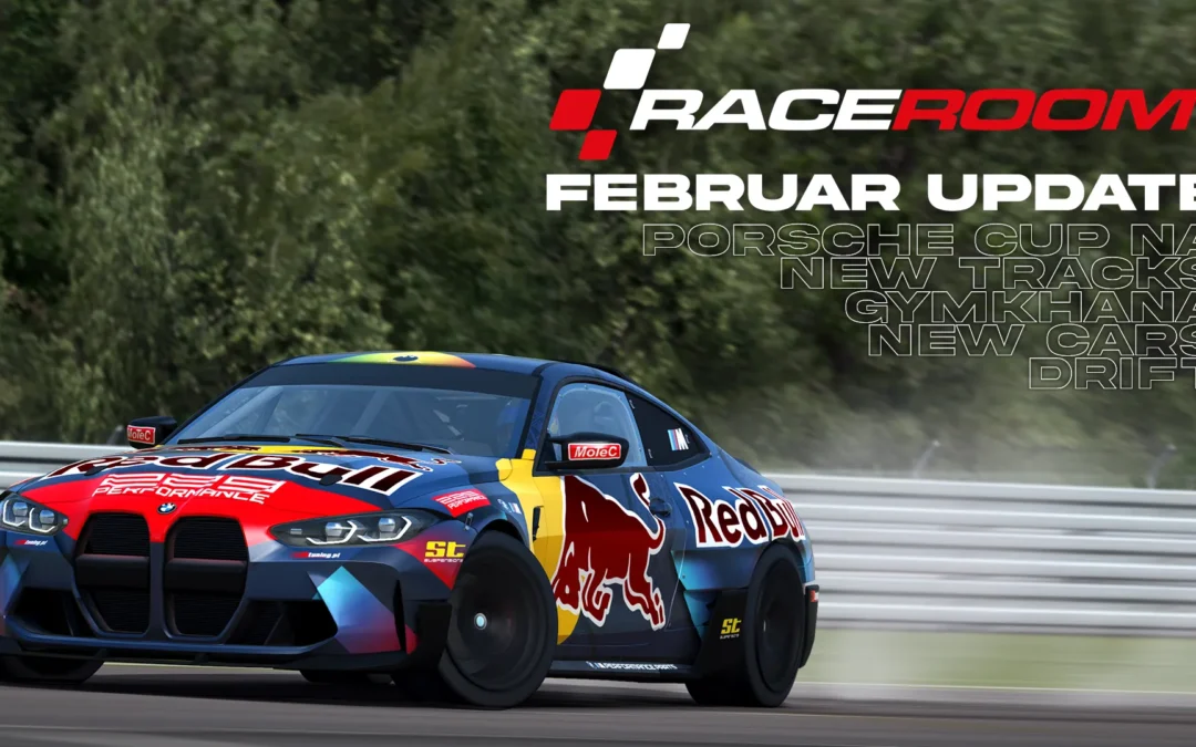 RaceRoom Februar Update: Drift, Gymkhana und vieles mehr!