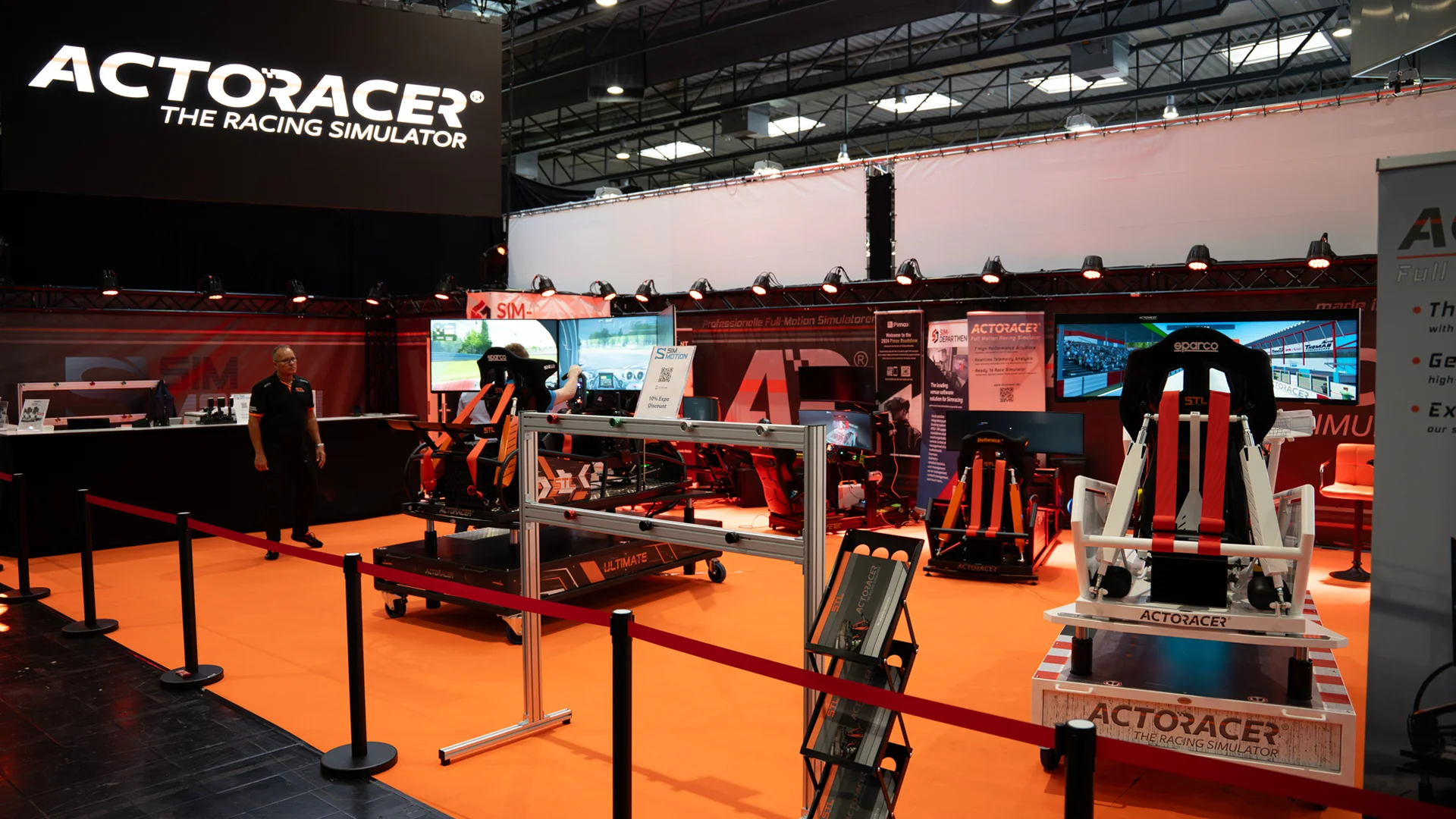 Actoracer Stand auf der SimRacing Expo 2024