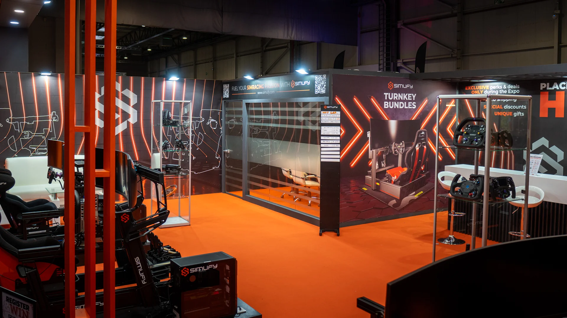 Simufy Stand auf der SimRacing Expo 2024 -1