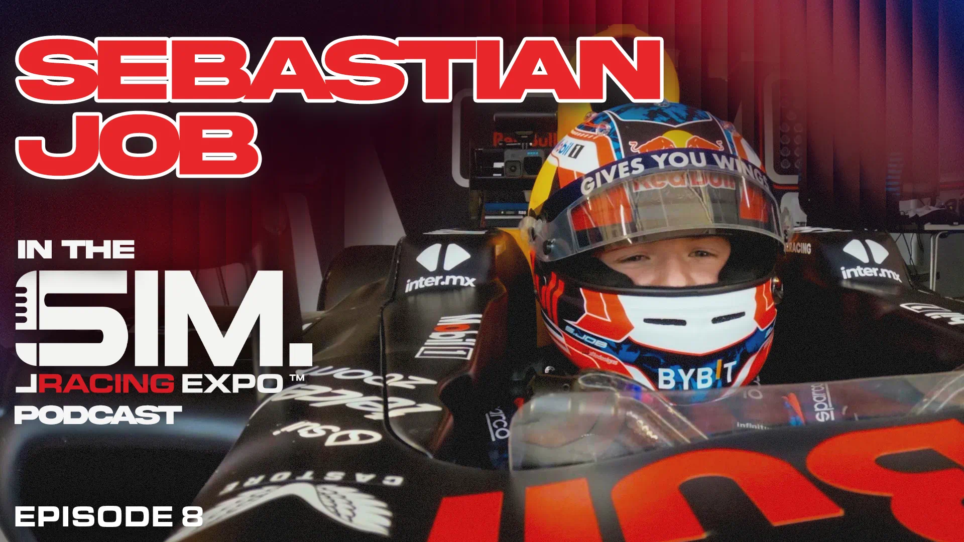 Sebastian Job im F1 Cockpit von Max Verstappen