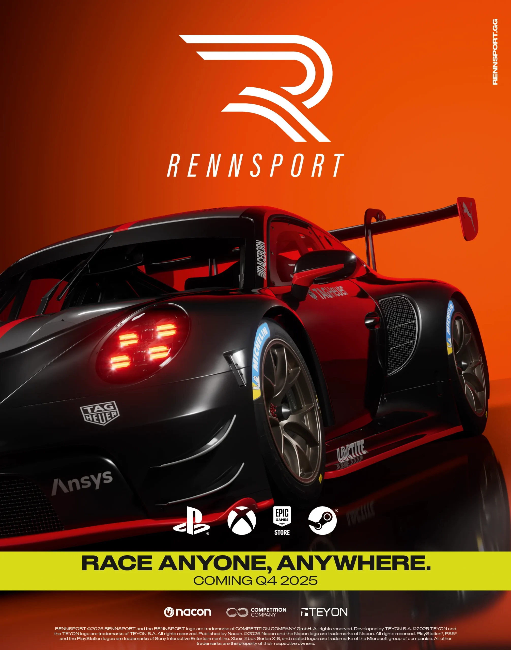 RENNSPORT RACE ANYONE ANYWHERE